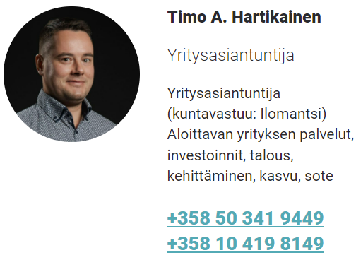 Timo A. Hartikainen, yritysasiantuntja