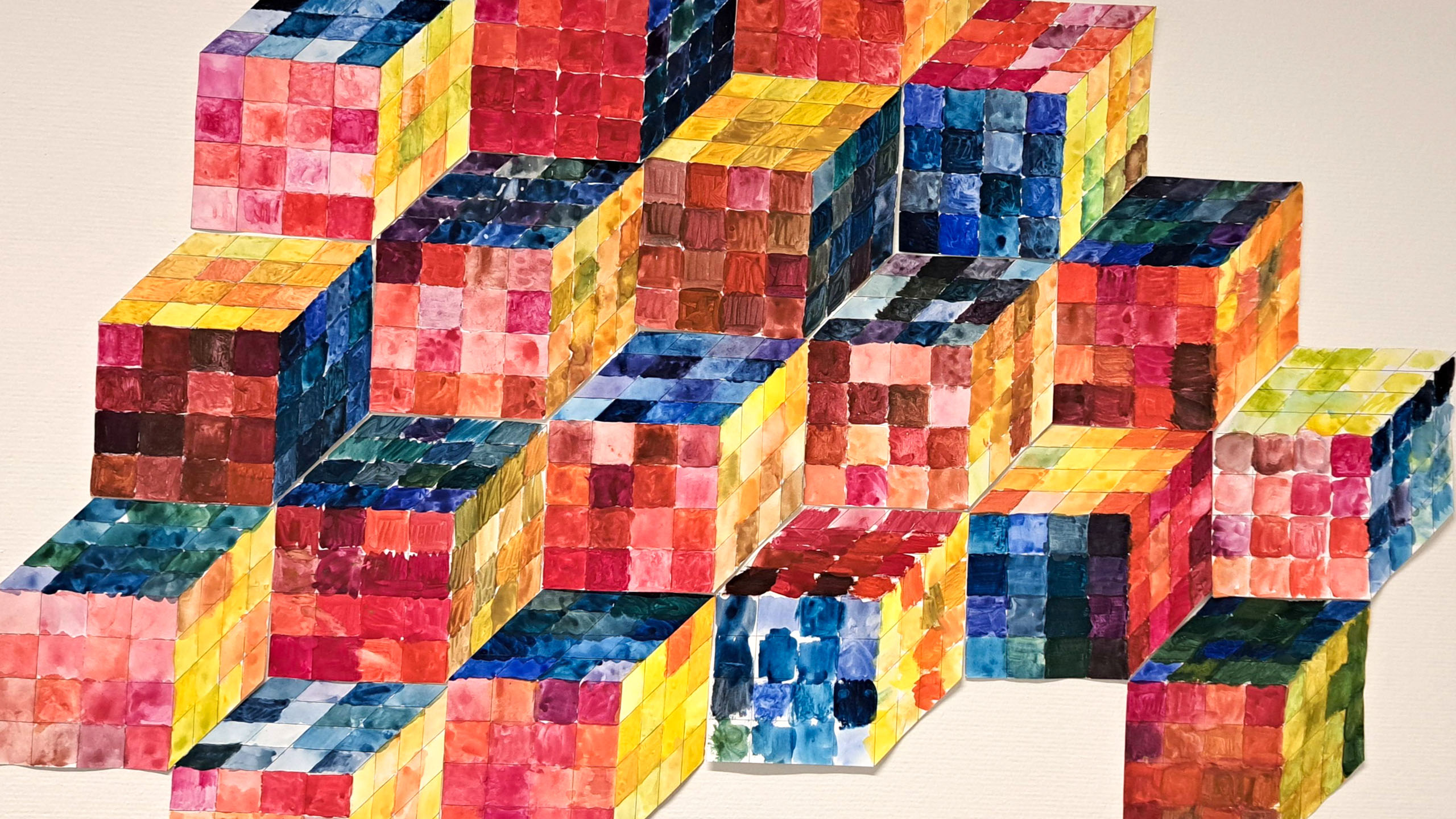 Piirretty rubikin kuutio